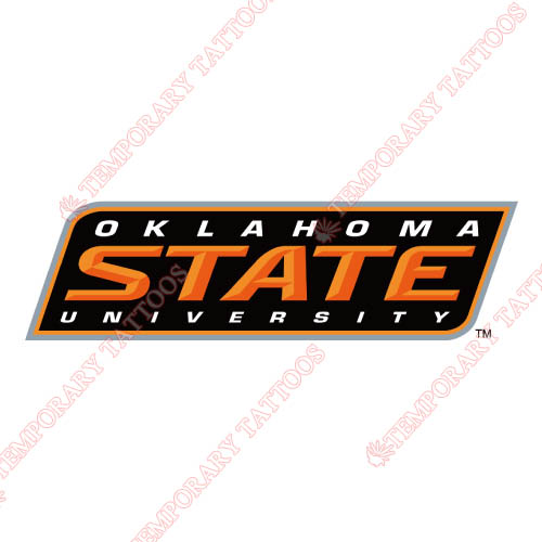 Oklahoma State Cowboys Customize Temporary Tattoos Stickers NO.5768